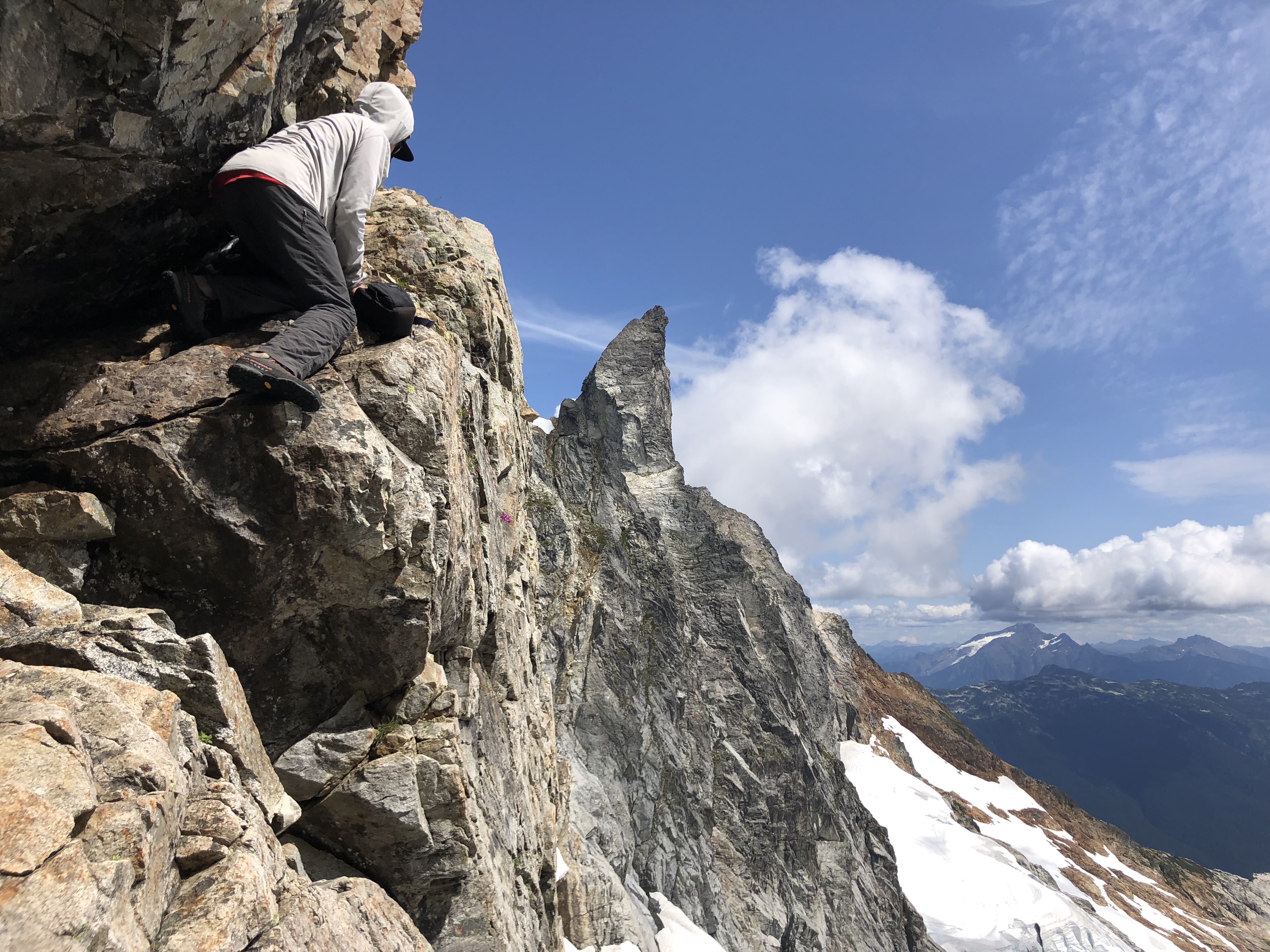 Picket Range, barrier crossing, Tim Black, Inspiration Peak